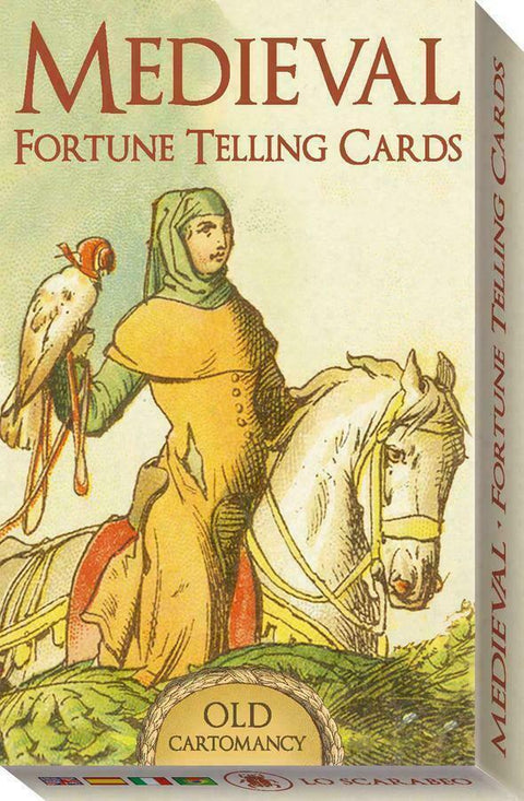 Lo Scarabeo Old Cartomancy Medieval Fortune Telling Cards Deck & Bag