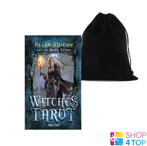 The Witches Tarot Mini Cards Deck Llewellyn Ellen Dugan Esoteric And Bag NEW