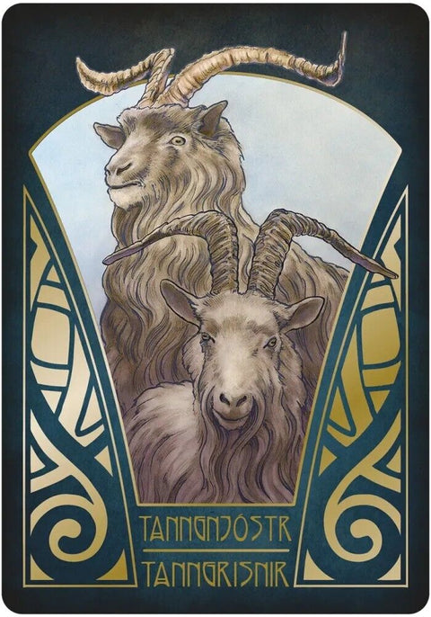Gjallarhorn Norse Oracle Deck by Matt Hughes 62 Cards & Guidebook US Games