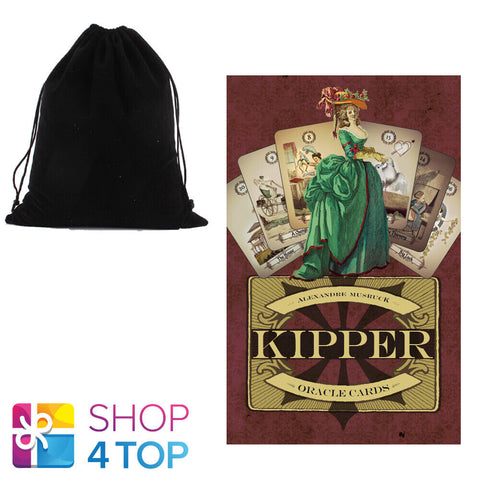 Kipper Oracle Cards Deck Schiffer Publishing Red Feather Musruck With Bag NEW