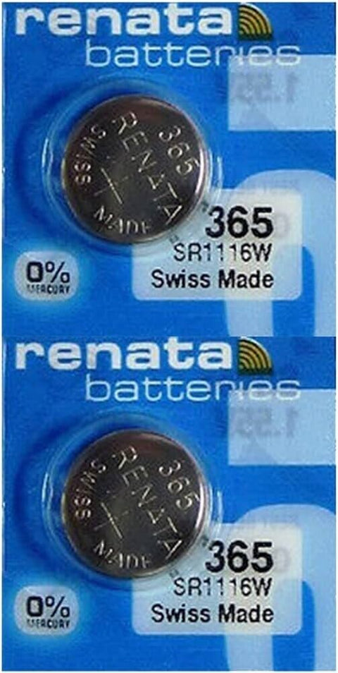 2 Renata 365 Silver Oxide Batteries Sr1116W Coin Cell Button 1.55V 10Bl