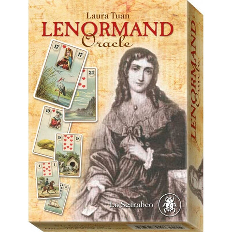 Lenormand Oracle Cards Deck Esoteric Laura Tuan Lo Scarabeo With Velvet Bag
