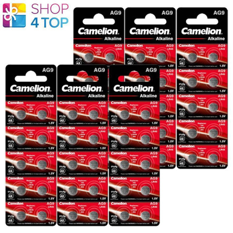 60 Camelion Lr936 Alkaline Batteries Lr45 394 No Mercury 1.5V 10Bl Exp 2028 NEW