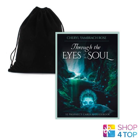 Through The Eyes Of The Soul Oracle Cards And Bag Deck Blue Angel Esoteric NEW