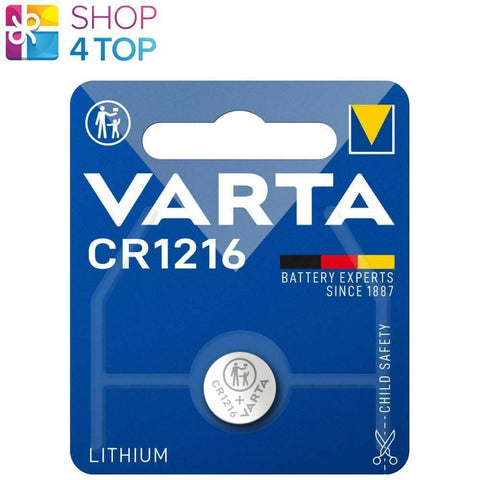 Varta Cr1216 Lithium Coin Cell Battery 3V No Mercury Exp 2031 1Bl Indonesia NEW