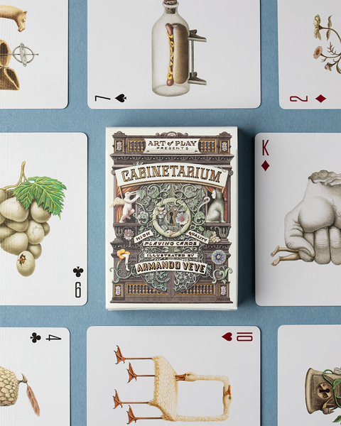 2 Cabinetarium Decks Playing Cards Magic Tricks Poker USa Art Of Play Aop003