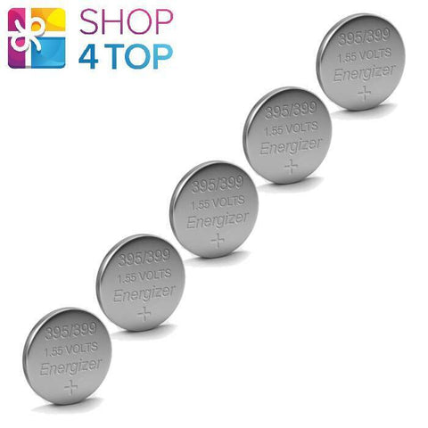 5x Energizer 395 399 SR927SW 1.55V Silver Oxide Watch Batteries