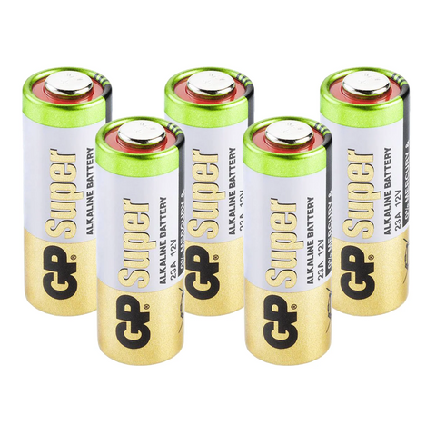 5x GP 23A 12V Alkaline Batteries A23 MN21 Remote Control Long Life