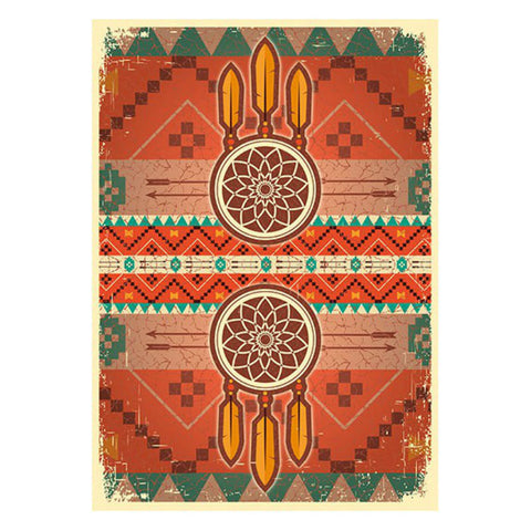 Native American Spirituality Oracle Cards Deck by Lo Scarabeo + Velvet Bag