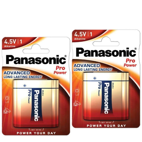 2x Panasonic 3LR12 Pro Power 4.5V MN1203 Advanced Alkaline Batteries