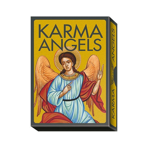 Karma Angels Oracle Card Deck by Lo Scarabeo with Velvet Bag & Guidebook