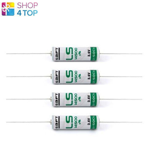 4 Premium Ls14500 With Axial Wire Aa Lithium Batteries 3.6V 2600Mah Li-Soci2 NEW