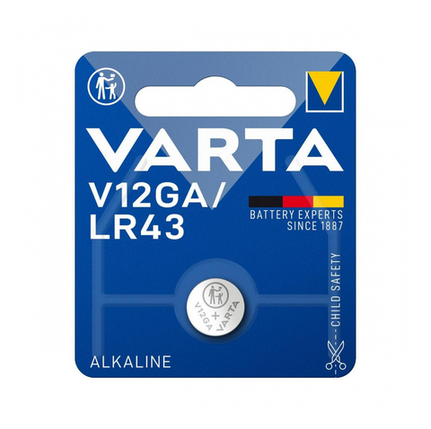 Varta Alkaline Professional Electronics Battery V12Ga Lr43 1.5V NEW