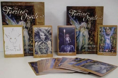 The Faeries Oracle Cards And Bag Deck Book Atria Books Esoteric Brian Froud NEW