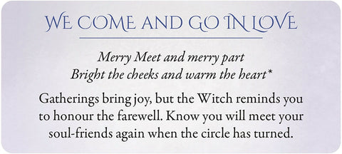 Secrets of the Witch Mini Oracle Card Deck by Lucy Cavendish Blue Angel