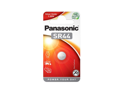 10 Panasonic Sr44 Silver Oxide Batteries 1.55V 1Bl 357 Epx76 Ag13