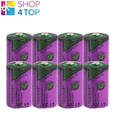 8x Tadiran LS14250 1/2 AA 3.6V Lithium Battery High Energy Cells