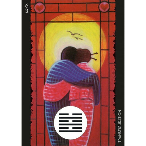 I-Ching of Love Oracle Cards Deck Lo Scarabeo with Bag & Guidebook