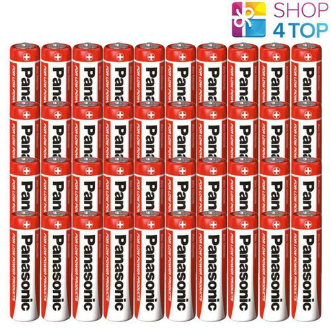 40x Panasonic AA Zinc Carbon 1.5V LR6 MN1500 Mignon Batteries