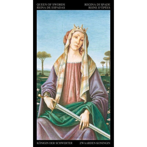 Golden Botticelli Tarot Deck 78 Cards Lo Scarabeo with Velvet Bag