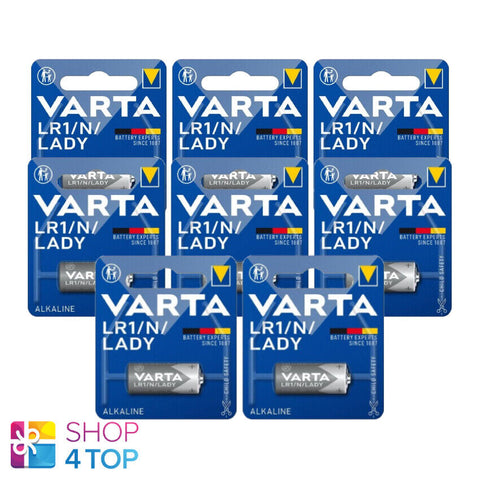 8 Varta Lr1 Alkaline Battery N Lady 4001 Lr01 1.5V 1Bl Blister Pack NEW