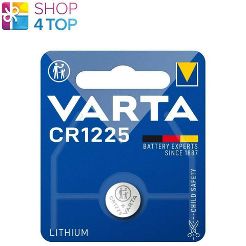 Varta Cr1225 Lithium Coin Cell Battery 3V 48 Mah No Mercury Exp 2033 1Bl NEW