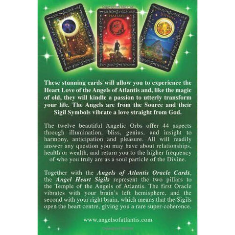 Angel Heart Sigils Oracle Card Deck with Bag by Findhorn Press New