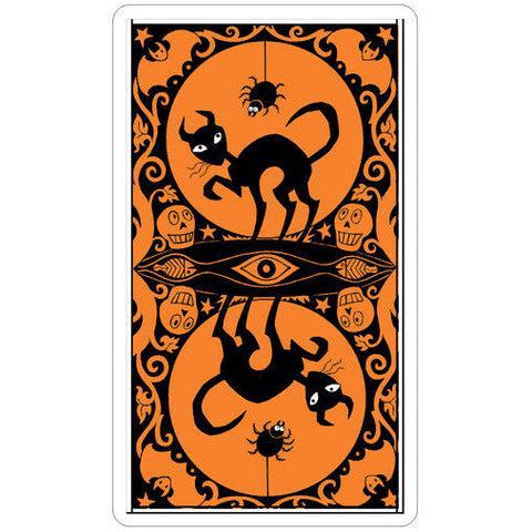 Halloween Tarot Deck by Kipling West 78 Cards US Games with Velvet Bag