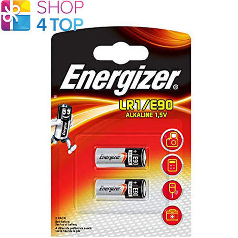 2x Energizer LR1 E90 N 1.5V Alkaline Batteries for Remote & Security