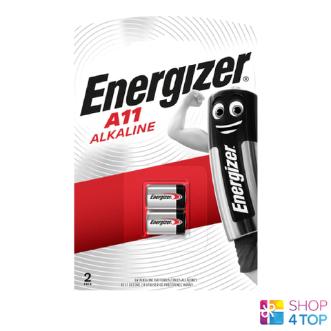 2 Energizer Alkaline A11 Batteries 6V E11A 11A Gp-11A L1016 NEW