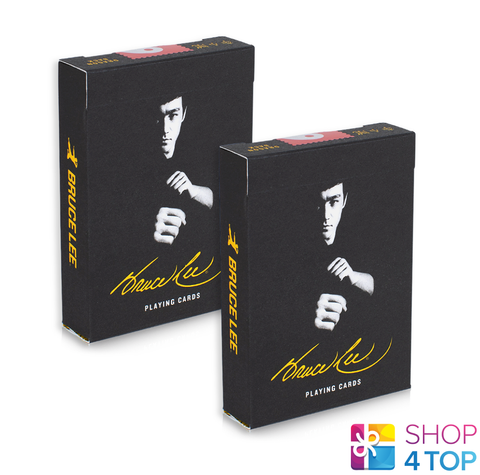 2 Bruce Lee Decks Playing Cards Art Of Play Magic Tricks Poker USa Martial NEW