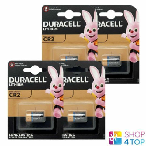 4 Duracell Cr2 High Power Lithium Battery 1Bl 3V Elcr2 Cr1735 Dlcr2 NEW