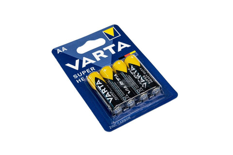 4x Varta Super Heavy Duty Power Zinc-Carbon Aa Lr6 Batteries 1.5V Mignom