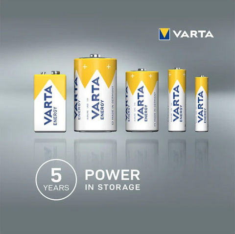 6 Varta Alkaline Batteries C Lr14 Energy 1.5V Baby Mn1400 2Bl Value NEW