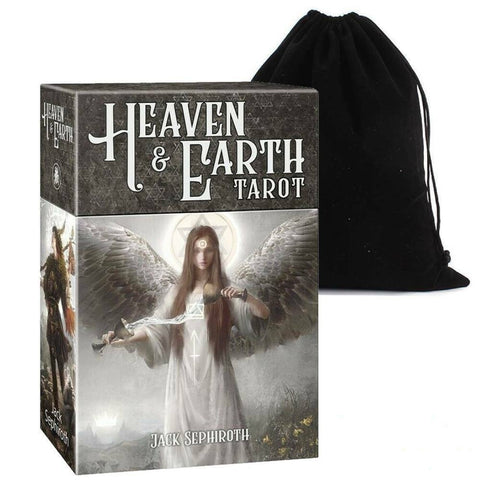 Heaven and Earth Tarot Deck Lo Scarabeo by Jack Sephiroth + Velvet Bag