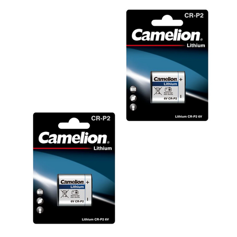 2x Camelion CR-P2 6V Lithium Photo Battery DL223 EL223AP