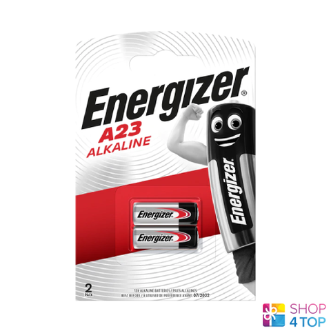 2x Energizer A23 12V Alkaline Batteries GP23A MN21 Remote Control