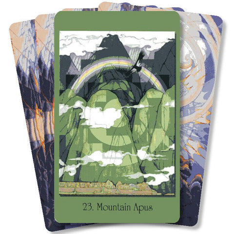 Sacred Geometry Cards For The Visionary Path Deck With Bag