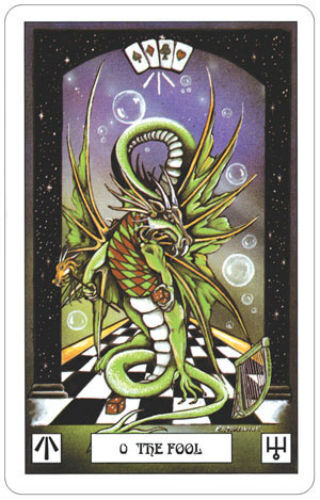 Dragon Tarot Card Deck by U.S. Games with Velvet Bag 78 Cards New Sealed