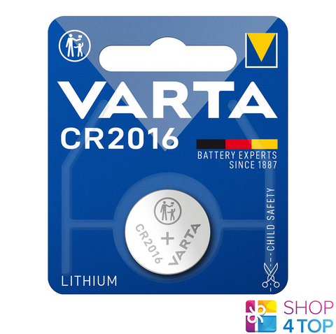 Varta Cr2016 Lithium Battery 3V Coin Cell Button Dl2016 E-Cr2016 Exp 2032 NEW