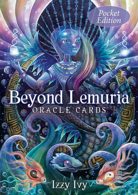 Beyond Lemuria Oracle Cards Pocket Edition by Izzy Ivy, Blue Angel