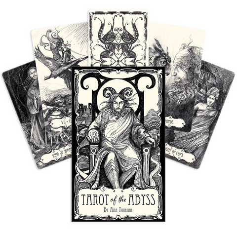Tarot of the Abyss Tarot Deck with Guidebook & Velvet Bag by Ana Tourian