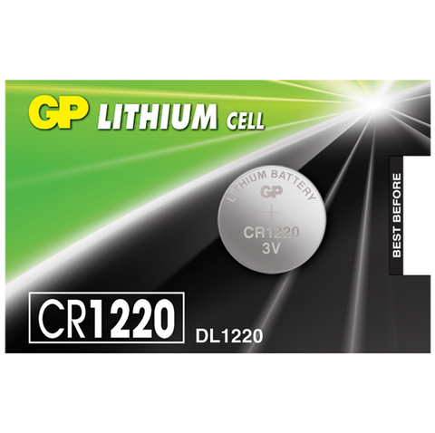 10 Gp Lithium Cell Cr1220 Batteries Dl1220 3V Coin Cell Button Exp 2030 5Bl