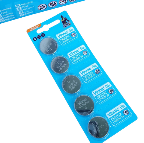 20 Vinnic Cr2032 Lithium Cell Batteries 3V Coin Button Dl2032 NEW