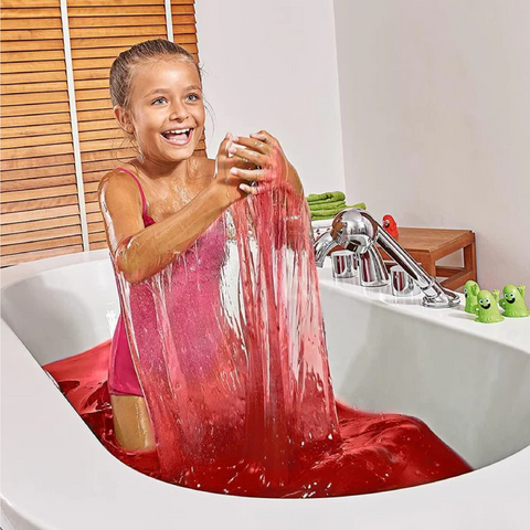 Slime Play Oozy Red Slimy Goo Gelli Baff Jelly Bath Kids Children 102880