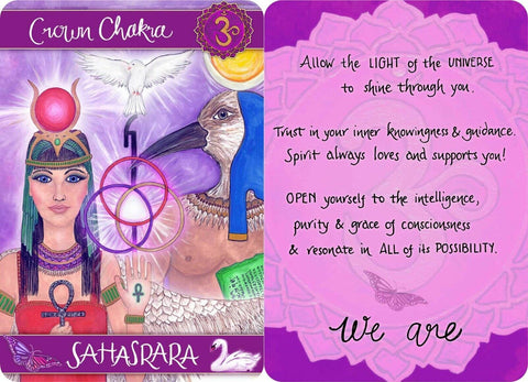 Chakra Cards For Belief Change Deck Findhorn Esoteric Healing Guide With Bag