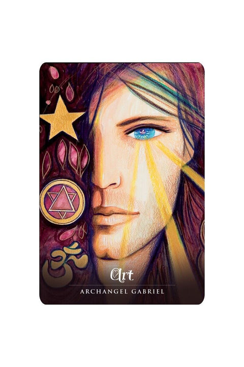Ask an Angel Oracle Cards Deck by Blue Angel 42 Cards & Guidebook w/ Bag