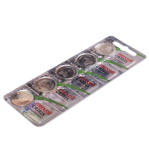 10 Maxell Cr2025 Lithium Batteries 3V Coin Cell Dl2025 Hologram Pack Exp 2029