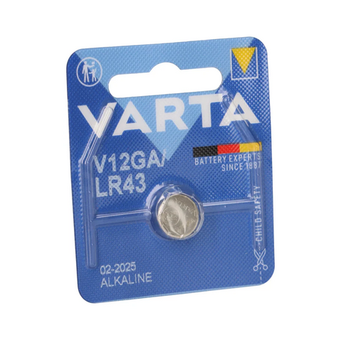Varta Alkaline Professional Electronics Battery V12Ga Lr43 1.5V NEW