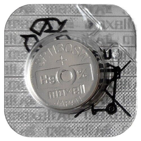 2x Maxell 390 389 SR1130SW Silver Oxide 1.55V Watch Batteries
